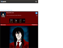 Tablet Screenshot of alucard-fan-club.skyrock.com