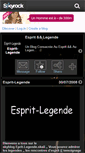 Mobile Screenshot of esprit-legende.skyrock.com