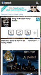 Mobile Screenshot of fiction-harry-potter.skyrock.com