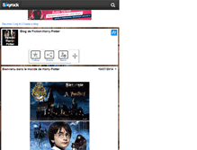 Tablet Screenshot of fiction-harry-potter.skyrock.com