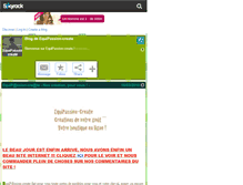 Tablet Screenshot of equipassion-create.skyrock.com