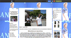 Desktop Screenshot of mathieumontcourt.skyrock.com