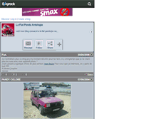 Tablet Screenshot of fiat-panda.skyrock.com