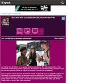 Tablet Screenshot of cameltoes-en-liberte.skyrock.com