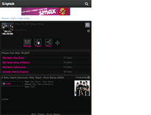 Tablet Screenshot of billy-talent88.skyrock.com