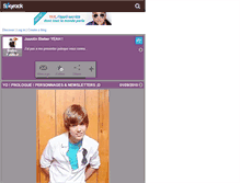 Tablet Screenshot of biebs-ficition.skyrock.com