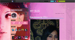 Desktop Screenshot of morenita1418.skyrock.com