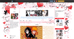 Desktop Screenshot of bleach-ichigo-rukia.skyrock.com