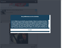 Tablet Screenshot of michaeljacksonpictures.skyrock.com