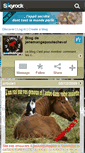 Mobile Screenshot of jenemangepasdecheval.skyrock.com