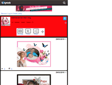 Tablet Screenshot of chantalminus.skyrock.com