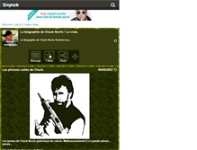 Tablet Screenshot of chuck-norris-bio.skyrock.com