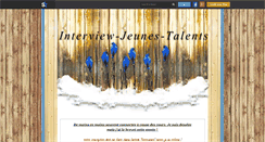 Desktop Screenshot of interview-jeunes-talents.skyrock.com