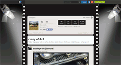 Desktop Screenshot of crazy4x4.skyrock.com