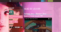 Desktop Screenshot of lola189.skyrock.com