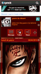 Mobile Screenshot of gaara-62149.skyrock.com