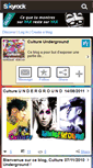 Mobile Screenshot of culture-underground.skyrock.com