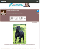 Tablet Screenshot of chevaux-a-placer.skyrock.com
