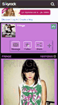 Mobile Screenshot of fringe-la-mode.skyrock.com