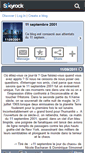 Mobile Screenshot of 11092001.skyrock.com