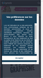 Mobile Screenshot of journalgraphisme.skyrock.com