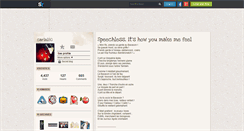 Desktop Screenshot of carla180.skyrock.com