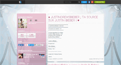 Desktop Screenshot of justindrewsbieber.skyrock.com