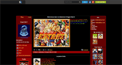 Desktop Screenshot of dbz-dimension.skyrock.com
