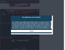 Tablet Screenshot of lameuteofficiel.skyrock.com