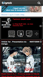 Mobile Screenshot of death-note-passion.skyrock.com