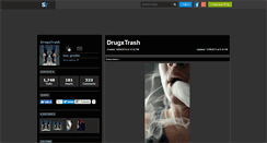 Desktop Screenshot of drugxtrash.skyrock.com
