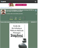 Tablet Screenshot of ecoledaphne.skyrock.com