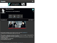 Tablet Screenshot of claudiablack.skyrock.com