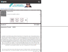 Tablet Screenshot of depressionx.skyrock.com