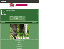 Tablet Screenshot of horse-team.skyrock.com