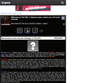 Tablet Screenshot of ilovethehills.skyrock.com
