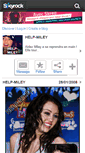 Mobile Screenshot of help-miley.skyrock.com