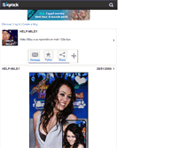 Tablet Screenshot of help-miley.skyrock.com