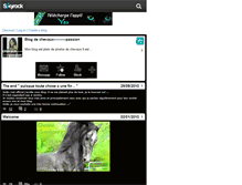Tablet Screenshot of chevaux----------passion.skyrock.com