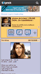 Mobile Screenshot of celinedion-sarah.skyrock.com