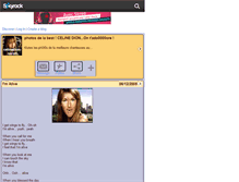 Tablet Screenshot of celinedion-sarah.skyrock.com