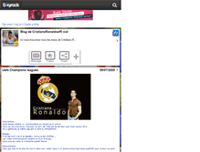 Tablet Screenshot of cristianoronaldoofficial.skyrock.com