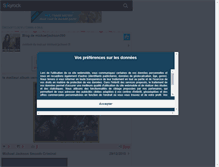 Tablet Screenshot of mickaeljackson390.skyrock.com