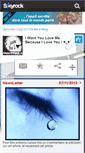 Mobile Screenshot of iwantyouloveme.skyrock.com