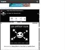 Tablet Screenshot of captainflem-fans.skyrock.com