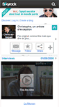 Mobile Screenshot of chris-au-taquet.skyrock.com
