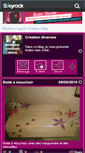 Mobile Screenshot of delphine-creation-brico.skyrock.com