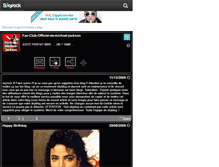 Tablet Screenshot of f-c-o-de-michael-jackson.skyrock.com