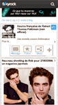 Mobile Screenshot of howtobe-robpattinson.skyrock.com