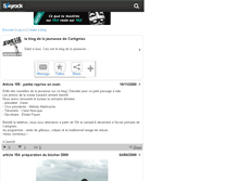 Tablet Screenshot of jeunescartignies.skyrock.com